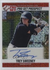 2021 Leaf Pro Set Metal 1990 Base Red Mojo Trey Sweeney #PS0-TS1 Auto 7u1
