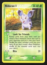 Nidoran F EX FireRed & LeafGreen 70/112 Pokemon NM on eBay