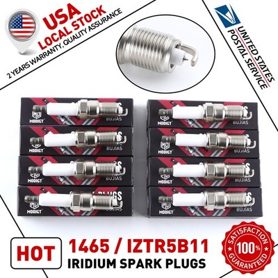 8pcs For TR5 2238 Performance Iridium Spark Plugs Fit For Chevrolet Cadillac