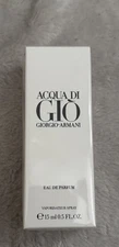 GIORGIO ARMANI Acqua Di Gio EDT Travel Spray .5oz/15ml SEALED IN BOX AUTHENTIC