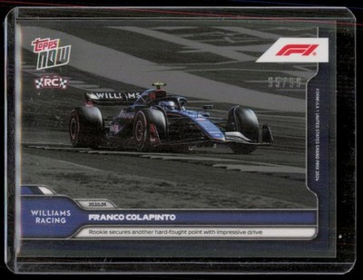 /99 RC Franco Colapinto Rookie Impressive Drive Topps Now F1 Parallel #062