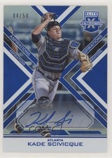 2016 Panini Elite Extra Edition Aspirations Blue 4/50 Kade Scivicque Auto 0g4