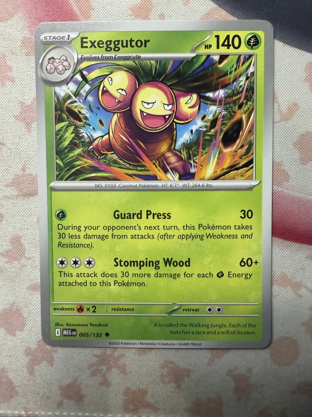 Exeggutor - Uncommon ME01: Mega Evolution 005/132 NM