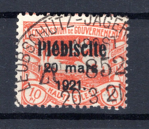 Oberschlesia 30 Ideal Railway Post Train 852 Gest. BPP 12EUR (DA7544)
