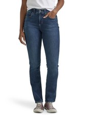 Lee Women's Ultra Lux Comfort with Flex Motion Straight Leg Jean Greet The Day