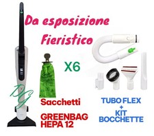 FOLLETTO VK7S SENZA FILO COMPLETO DI HD7 Batteria Sacchetti Garanzia EXPO + TUBO