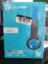 JBuddies Folding 2ndGen Kids Headphones Wired  Black/Blue 