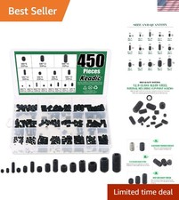 Essential 450 Pcs Cup-Point Screw Set - Alloy Steel Assortment for DIY Repair