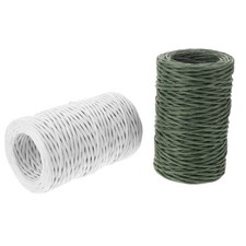 2 Rolls Handgefertigte Blumenmaterialien Blumendraht St&auml;befloristik