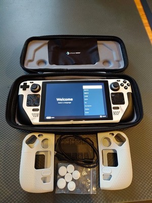 Valve Steam Deck 2022 512 GB + 512 SD-Karte Umbau Inklusive Tasche und Grips
