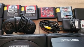 Huge Video Game Lot🔥Sega CD Console🔥Sega Genesis🔥62 Games🔥Controller🔥Sonic 
