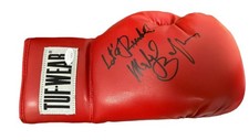 Michael Buffer Signed Boxing Glove Let's Rumble Genuine Signature AFTAL COA
