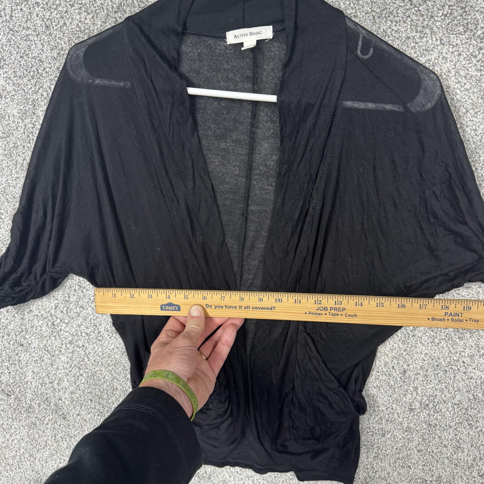 Active Basic Sheer Open Cardigan Large Pockets La… - image 4