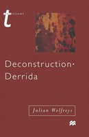Deconstruction - Derrida Julian Wolfreys Taschenbuch XIV Englisch 1998