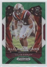 2021 Panini Prizm Draft Picks All-American Green Wave Caleb Farley #198 00gy
