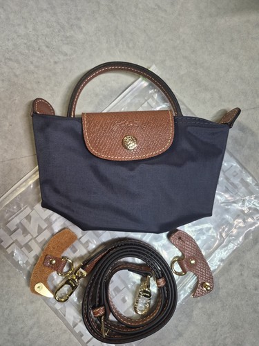 Longchamp MINI Le Pliage Navy Crossbody Bag NEVER USED NO TAGS