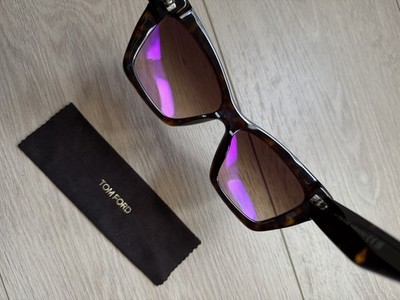 TOM FORD Wyatt TF871 52F Gradient Cat Eye Dark Havana  display picture 3