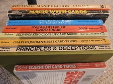 Classic Card Trick & Magic Books Scarne Fulves Jordan Royal Road Buckley Ganson