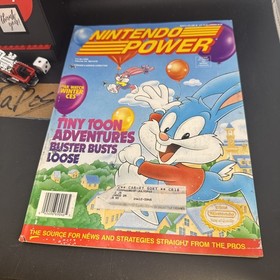 Nintendo Power Magazine 46 - 1993 - Tiny Toon Adventures NES  w/ Power and Cards