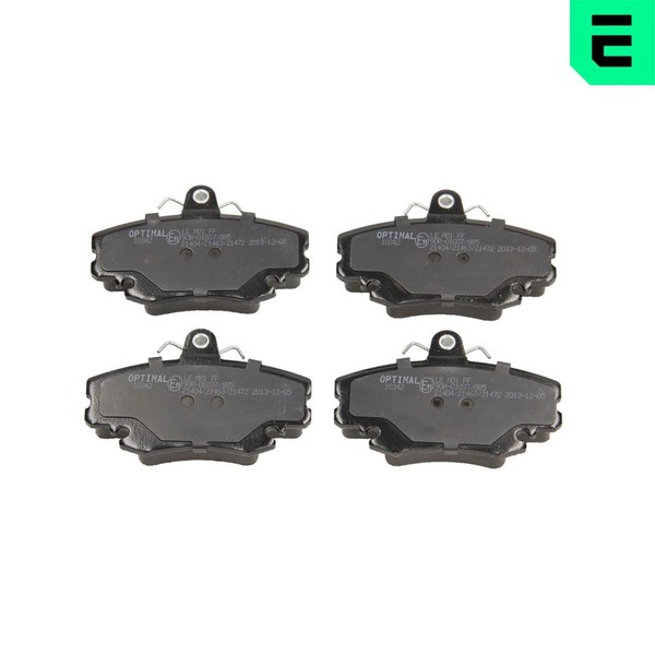 Bremsbelagsatz Scheibenbremse Optimal BP-10342 FüR Renault Clio 2 19 Chamade 1 3-image