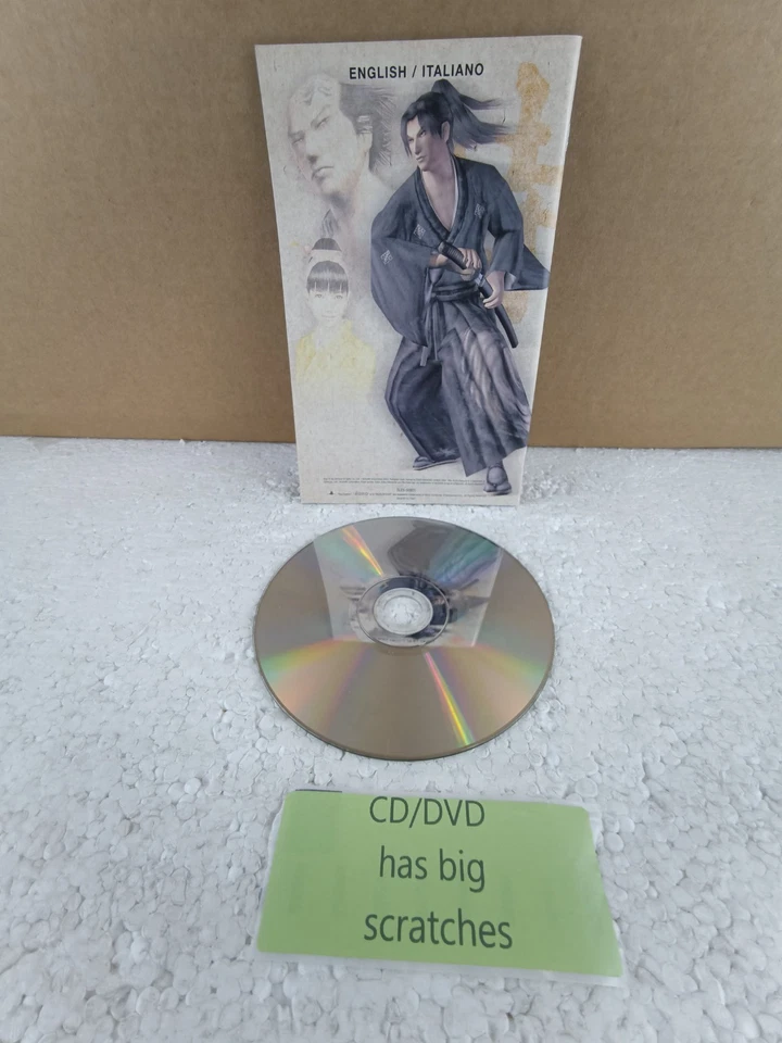 Way of the Samurai PS2 PAL English/French/German Disc & Booklet Big Scratches - Image 3 of 4