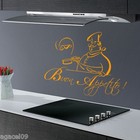 BUON APPETITO ITALIANA LANGUAGE WALL QUOTE VINYL DECOR STICKER DECAL STENCIL