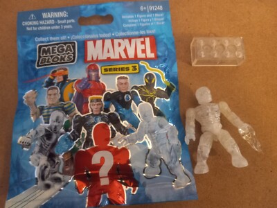 2012 Marvel Mega Bloks Series 3 Blind Bag Iceman 2  Figure