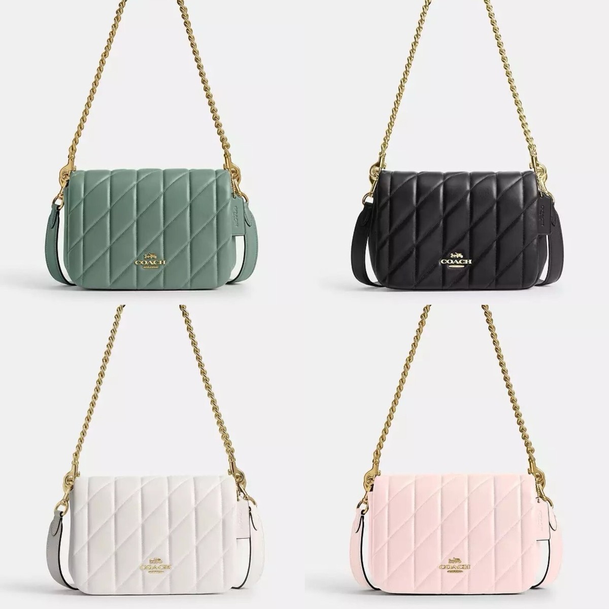 NWT Coach Quinn Bag With Quilting CY663 | eBay