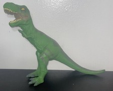 Tyrannosaurus Rex Dinosaur 2011 Rubber T-Rex Toys R Us 13  Tall 20" Long /Green