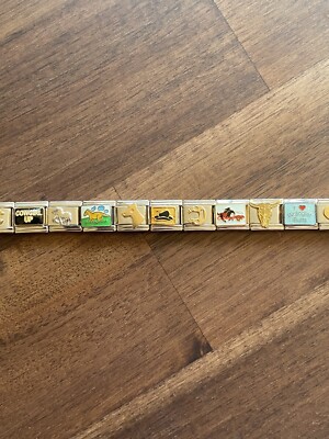 20 Charm Cowgirl/ Horse/ Western Bracelet Italian Charm New