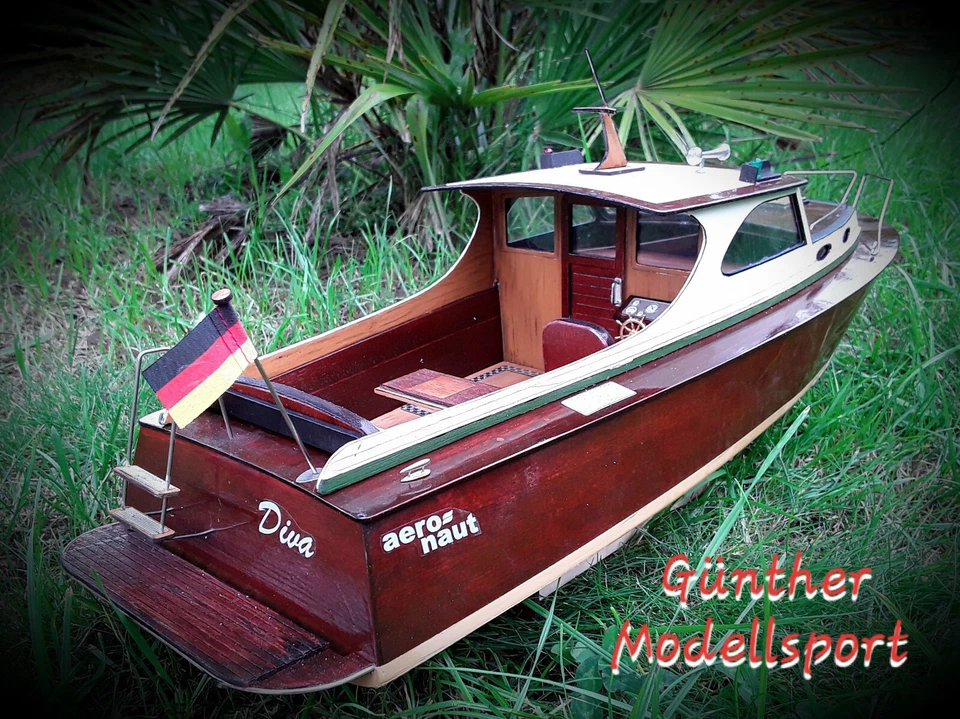 Diva Kajütboot, Nr. 3093/00 v. aeronaut / Günther Modellsport, LAGERND!! - Bild 2 von 4