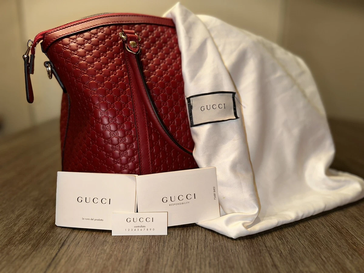 GUCCI DÔME LEATHER CROSSBODY BAG