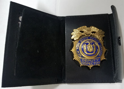 米国ポリスバッジ　ブラッキントン製 peace officer New York State Peace Officer Deputy Inspector Snap Wallet (badge