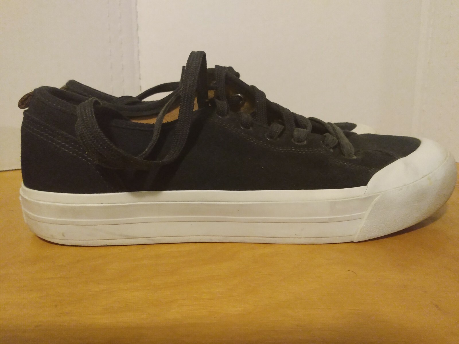 Massimo Dutti Women's Blue Leather Sneakers Low Top Trainer Size EU 39 (US 8.5)  thumbnail 4