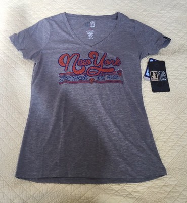 New York Knicks NBA 4 Her By UNK Graphic Embellished Tee Size Medium