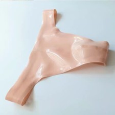 Latex Panties Rubber Boxer Baby Pink Underwear Handmade for Men Wear