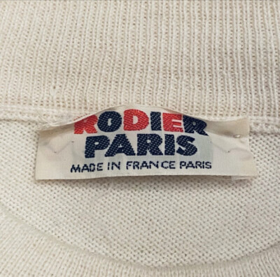Pull Vintage Made In France - Noir, Taille M, Col Rond, Matière Douce Duvet