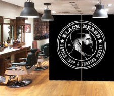 3D Hairstyle A4242 Barber Shop Photo Curtain Window Blockout Fabric Amy 2023