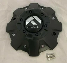 FUEL FLAT BLACK WHEEL RIM CENTER CAP 1001-63B M-542 904-14 1001-58 REV M-447 
