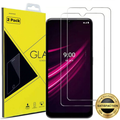2x 9H Tempered Glass Screen Protector for For T-MOBILE REVVL 6X / 6X PRO 5G