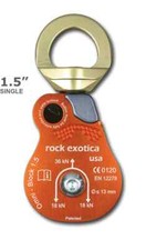 Omni Block Swivel Pulley Loss Proof 1.5 Single Orange Rock Exotica -NEW-