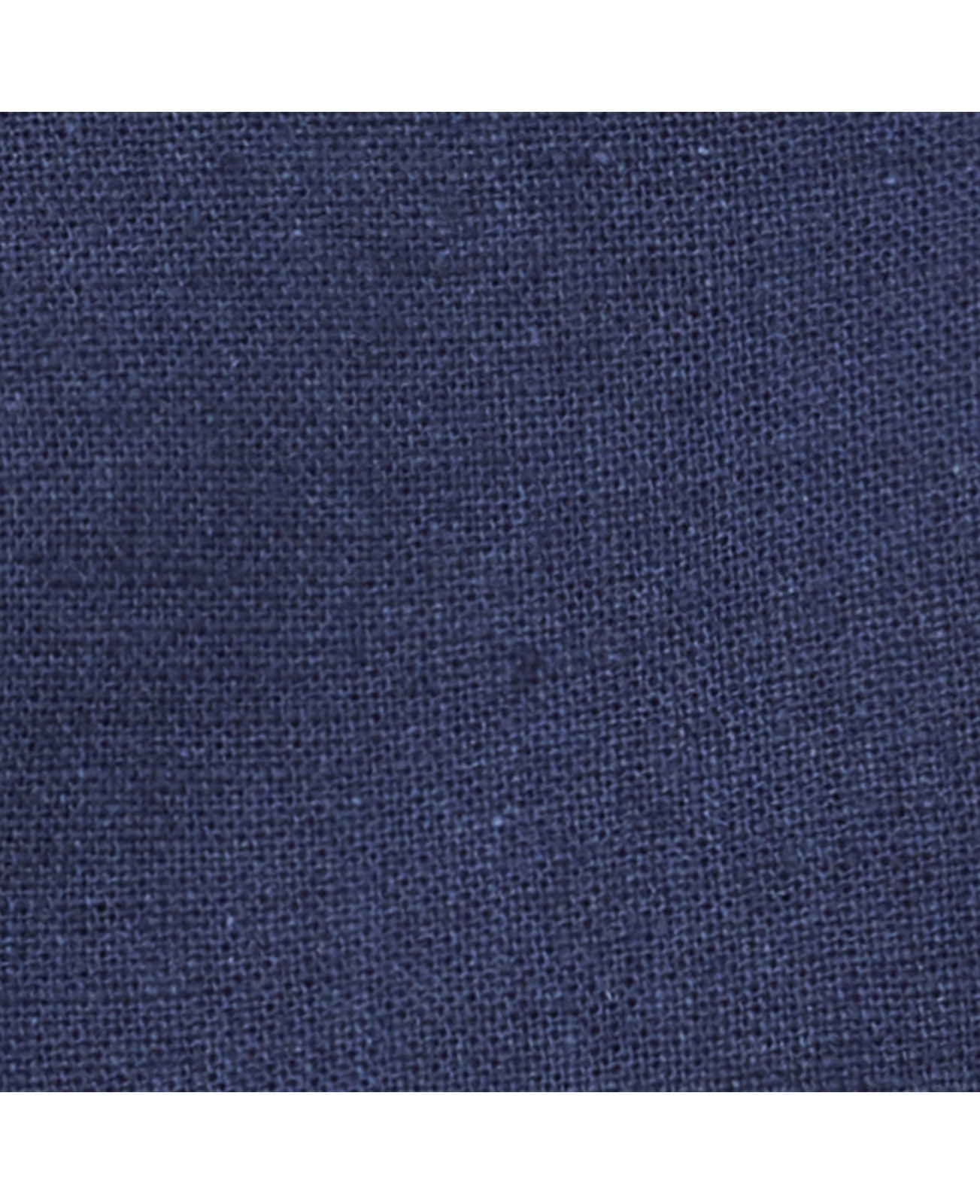 FILA Camicia a maniche corte da uomo Savile Row Company vestibilità classica blu navy misto lino misto cotone