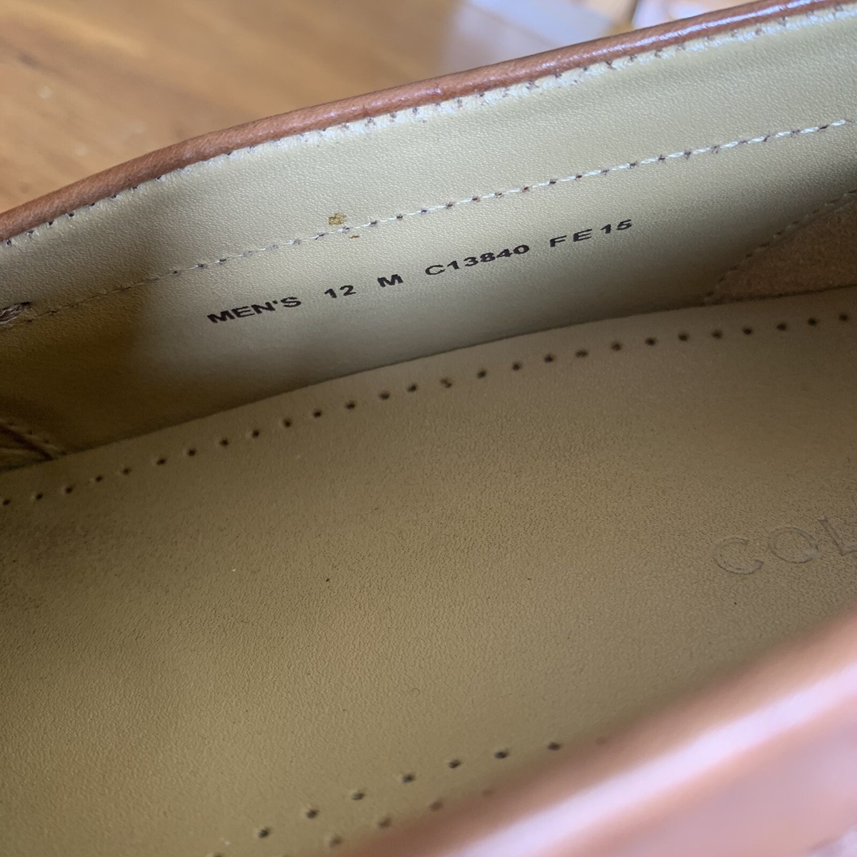 Cole Haan Luggage Tan Gold Tone Horse Bit Loafers Mens 12 M  display picture 2