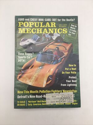 *Vintage/Incomplete* lot of 5 POPULAR MECHANICS (1970)