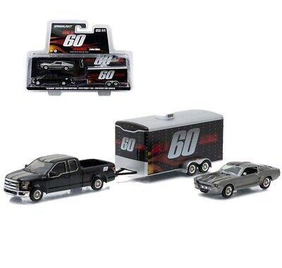Greenlight Hitch & Tow "Gone In 60 Seconds" Ford Mustang Trailer Set 1/64 Scale