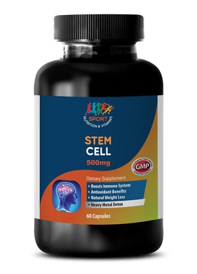 Organic Stem Cell Blue Green Algae 500mg From Klamath Lake SE (1 Bottle)