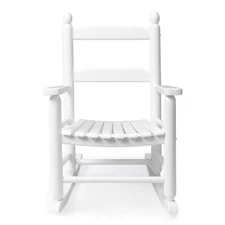 Child's Porch Rocker Wood Outdoor Patio Rocking Chair Suitable for 3-8 Years Old