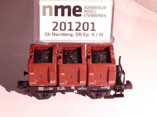 NME 201201 Spur N Kübelwagen Ok Nürnberg beladen mit 3 x Kübeln DRG Epoche 2 | Zustand: Gebraucht