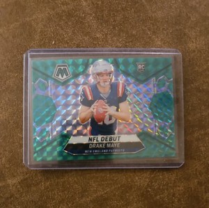 2024 Mosaic Drake Maye Rc Greem Prizm card 273