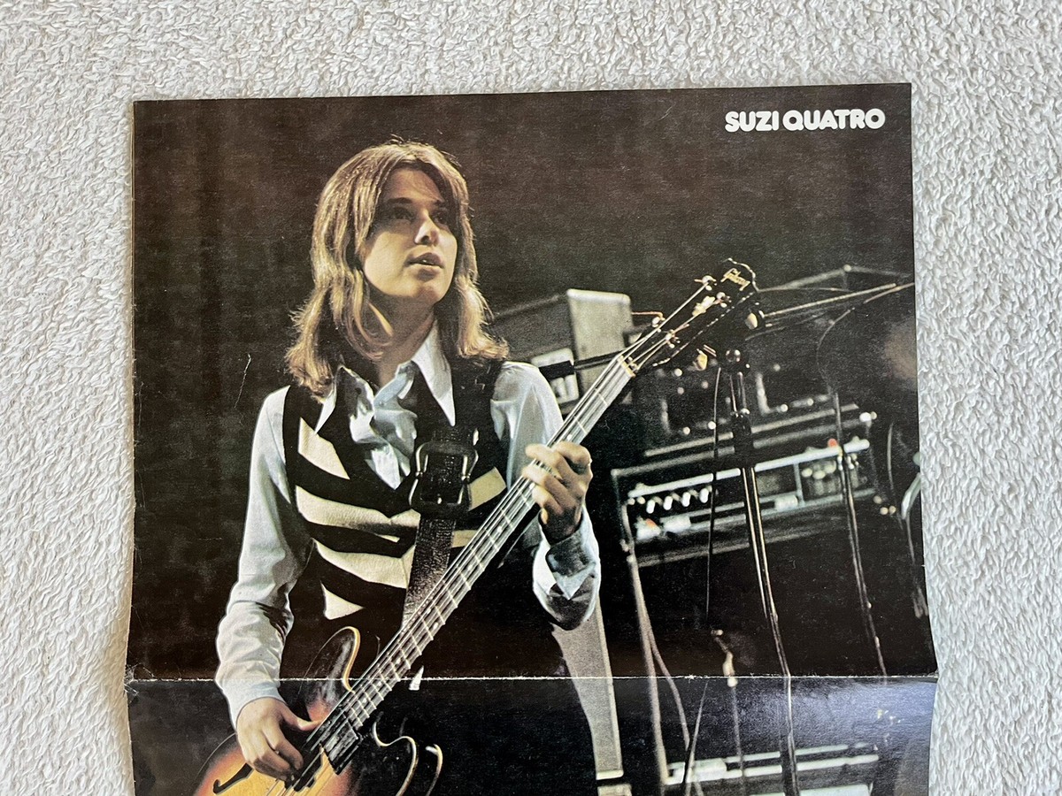 SUZI QUATRO 1974 Swedish Poster Music Magazine 1970s Vintage | eBay